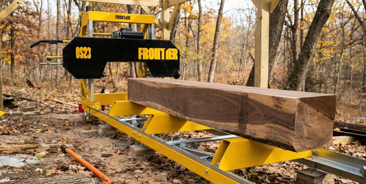 Luhnberjack sawmill - turning fallen trees into lumber